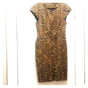 Ted Baker Dress Leopard/Marbel effect